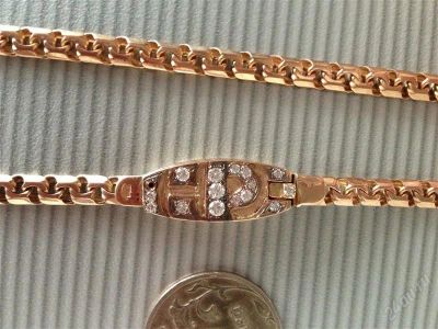 Лот: 2743979. Фото: 1. Продам эксклюзивную именную золотую... Цепочки