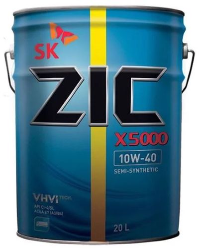 Лот: 10237254. Фото: 1. ZIC X5000 10W40 20л. Масла, жидкости