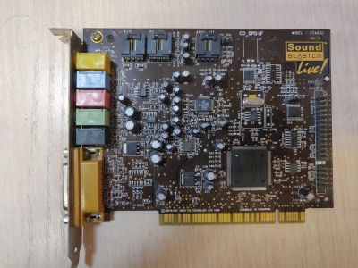 Лот: 16504802. Фото: 1. Звуковая карта Sound Blaster Live... Звуковые карты