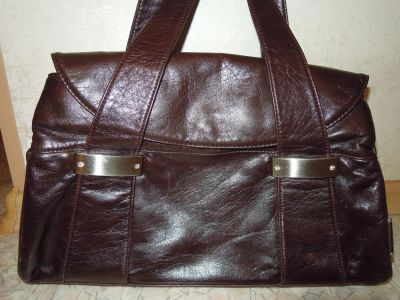 Лот: 4505103. Фото: 1. коричневая сумка. торги с рубля. Сумки