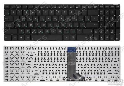 Лот: 17249591. Фото: 1. Клавиатура Asus X550ZE черная. Клавиатуры для ноутбуков