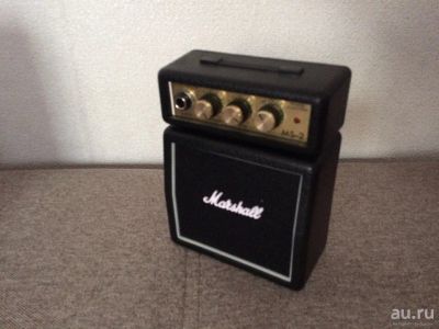Лот: 8239081. Фото: 1. Marshall ms 2 мини уселитель. Гитарные эффекты и комбоусилители