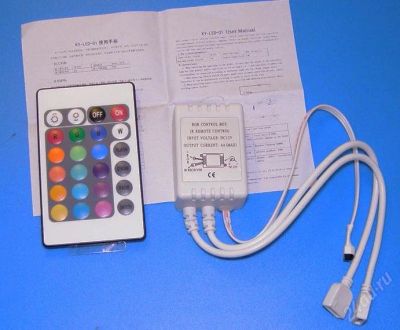 Лот: 1815132. Фото: 1. Контроллер RGB светодиодных лент... Светодиоды