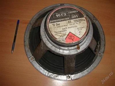 Лот: 1143633. Фото: 1. два динамика 40 ГД 32см. Динамики