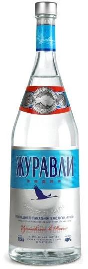 Лот: 124151. Фото: 1. Водка Журавли 0.5. Красноярск