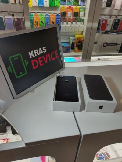 Лот: 19662114. Фото: 1. iPhone 7+ на 64 gb черный. Смартфоны