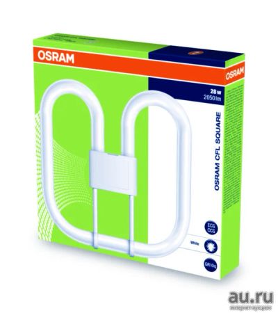 Лот: 16936062. Фото: 1. Лампа Osram CFL Square 28W/835... Лампочки