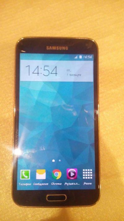 Лот: 6693500. Фото: 1. Samsung Galaxy S5 16GB Black. Смартфоны