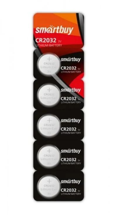 Лот: 17006906. Фото: 1. Батарейка SmartBuy CR2032 15370. Батарейки, аккумуляторы, элементы питания