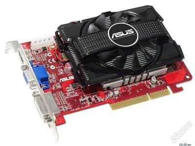 Лот: 1865892. Фото: 1. видеокарта, agp asus ah4650/d1... Видеокарты