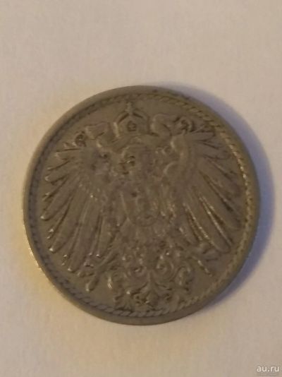 Лот: 14770740. Фото: 1. 5 пфеннигов 1908 года -А- Германия. Германия и Австрия