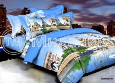 Лот: 4214520. Фото: 1. Космополит 2-сп. купонный сатин... Постельное бельё