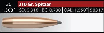 Лот: 8071835. Фото: 1. Пуля Nosler AccuBond Long Range... Патроны