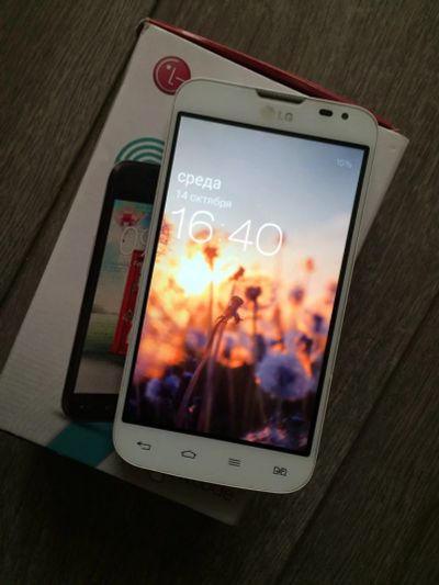 Лот: 6273531. Фото: 1. Телефон lg d325 l70 dual white. Смартфоны