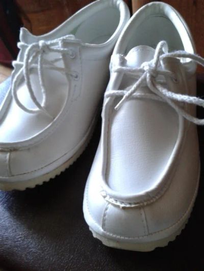 Лот: 19309321. Фото: 1. Мокасины-туфли женские новые белые... Туфли