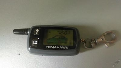 Лот: 5711636. Фото: 1. Брелок Tomahawk TW9010 б/у, рабочий. Автомобильные сигнализации