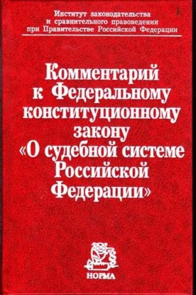 Лот: 12256289. Фото: 1. Комментарий к Федеральному конституционному... Юриспруденция
