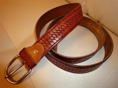 Лот: 686944. Фото: 1. Кожаный ремень змейка. Ремни, пояса