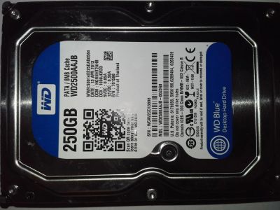 Лот: 4503500. Фото: 1. HDD Western Digital 250 гб новый... Жёсткие диски (HDD)