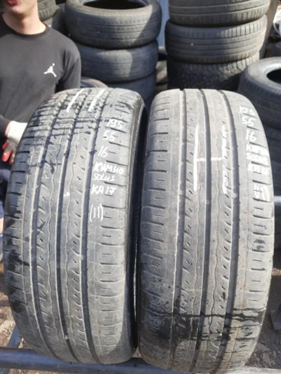 Лот: 23493413. Фото: 1. 2шт 195-55-16 Kumho Solus KH17. Шины