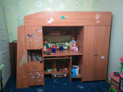 Лот: 11295017. Фото: 1. Кровать чердак. Детские кровати и кроватки