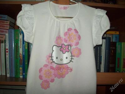 Лот: 2143138. Фото: 1. футболка для девочки HELLO KITTY... Футболки, поло, топы, лонгсливы