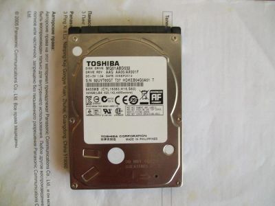 Лот: 9818339. Фото: 1. toshiba-320гб. Жёсткие диски (HDD)