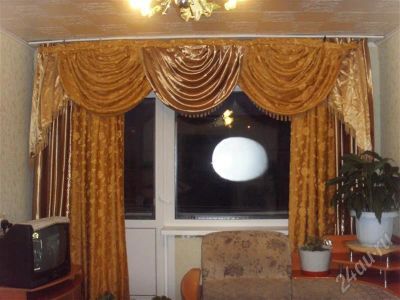 Лот: 669003. Фото: 1. Шторы с ламбрекеном. Шторы, тюль