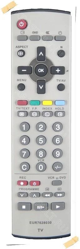 Лот: 15903595. Фото: 1. Пульт PANASONIC EUR7628030. Пульты ДУ