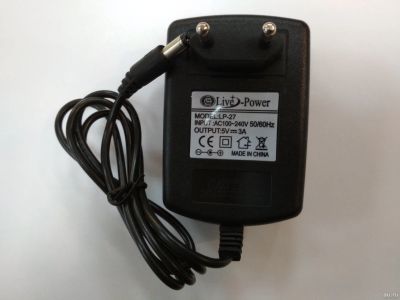 Лот: 15263551. Фото: 1. Блок питания Live Power LP-27... Зарядные устройства, блоки питания для бытовой техники
