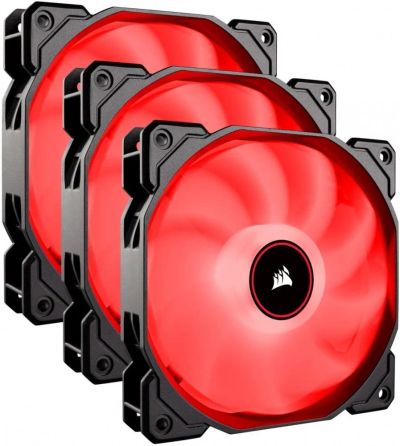 Лот: 13934484. Фото: 1. Вентиляторы Corsair AF120 LED... Системы охлаждения