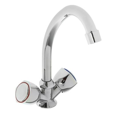 Лот: 24090050. Фото: 1. Смеситель для кухни, Frap, с кран-буксой... Смесители