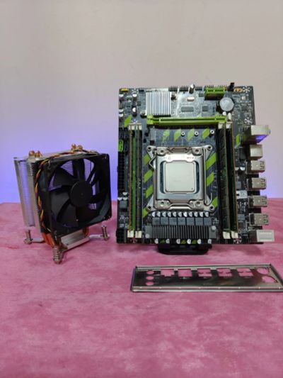 Лот: 24690528. Фото: 1. Комплект Kllisre X79G/Intel E5-2630v2... Комплекты запчастей