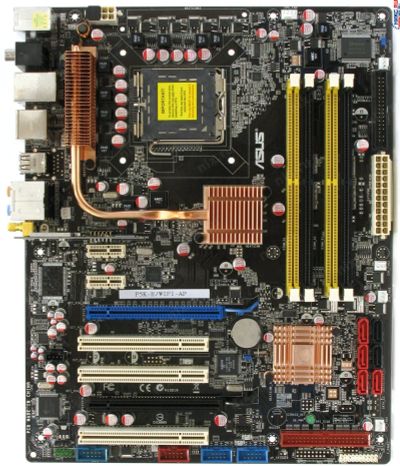 Лот: 14461464. Фото: 1. Материнская плата ASUS P5K-E... Материнские платы