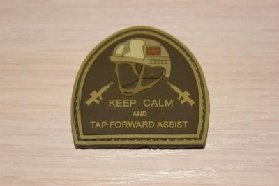 Лот: 3474857. Фото: 1. Нашивка на липучке "Keep calm... Другое (военно-спортивные игры)