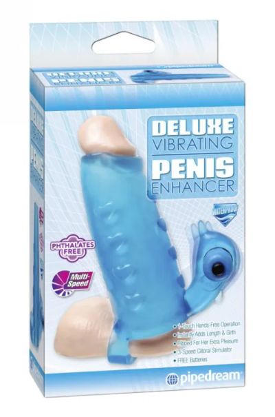 Лот: 22063796. Фото: 1. Насадка на пенис Deluxe Vibrating... Игрушки