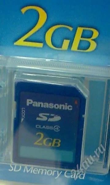 Лот: 705880. Фото: 1. Карта памяти 2 GB SD Panasonic. Другое (аксессуары, расходные материалы)