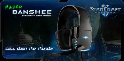 Лот: 6516448. Фото: 1. Razer Banshee. Наушники, гарнитуры