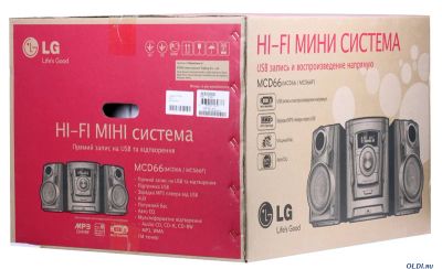 Лот: 6467198. Фото: 1. HI-FI мини система LG MCD66. Музыкальные центры, магнитолы