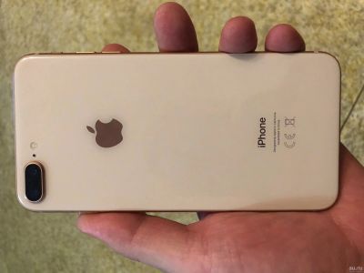 Лот: 13040618. Фото: 1. Apple iPhone 8 Plus 64 GB.gold... Смартфоны