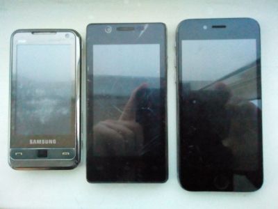 Лот: 12718072. Фото: 1. три смартфона одним лотом на запчасти. Аккумуляторы