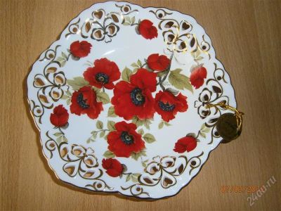 Лот: 1797362. Фото: 1. подарочное блюдо маки. Тарелки, блюда, салатники