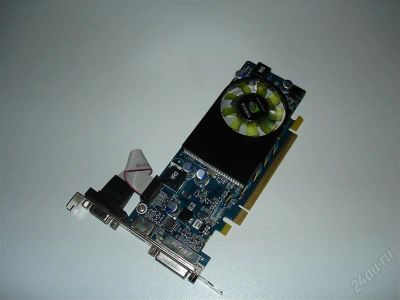 Лот: 1391658. Фото: 1. Видеокарта NVidia GeForce GT 220... Видеокарты