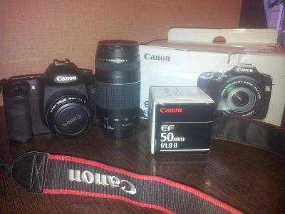 Лот: 3542148. Фото: 1. зеркальный фотоаппарат Canon EOS... Цифровые зеркальные
