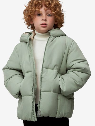 Лот: 24395634. Фото: 1. Cтеганная куртка TOTTI KIDS, Зеленый. Легкие куртки, толстовки