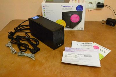 Лот: 3703913. Фото: 1. IPPON Back Power Pro 600 ИБП. ИБП, аккумуляторы для ИБП