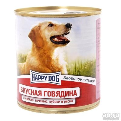Лот: 13984290. Фото: 1. Happy Dog (Хэппи Дог) Говядина... Корма