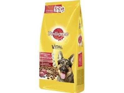 Лот: 7240056. Фото: 1. Сухой корм Pedigree для взрослых... Корма