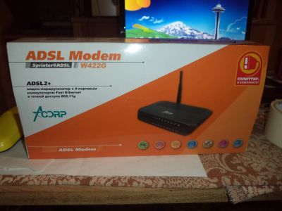 Лот: 3462144. Фото: 1. модем ADSL Acorp Sprinter W422G... Проводные модемы