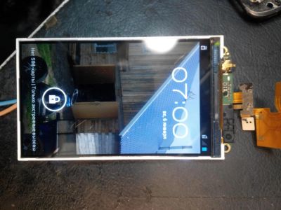 Лот: 7377098. Фото: 1. Дисплей Huawei Ascend G300 б/у... Дисплеи, дисплейные модули, тачскрины